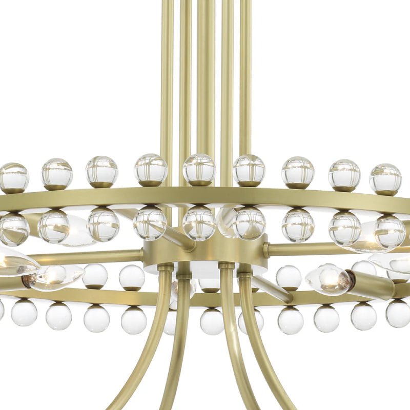 Crystorama CLO-8890 Clover 24-lt 39" Chandelier
