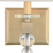 Crystorama CLO-8892 Clover 1-lt 16" Tall Wall Sconce - Aged Brass