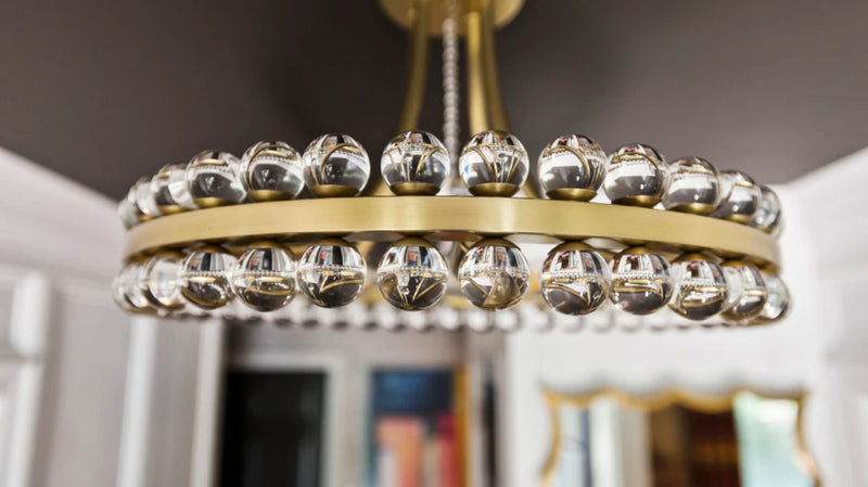 Crystorama CLO-8894 Clover 4-lt 18" Semi Flush Mount