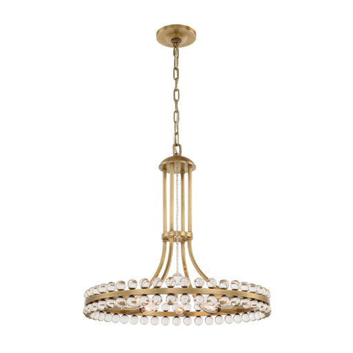 Crystorama CLO-8898 Clover 8-lt 23" Chandelier