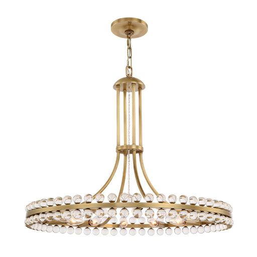 Crystorama CLO-8898 Clover 8-lt 23" Chandelier