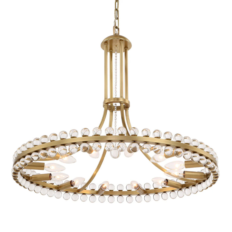 Crystorama CLO-8899 Clover 12-lt 29" Chandelier