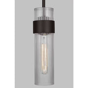 Visual Comfort CP1161 Geneva 1-lt 3" Pendant - Aged Iron