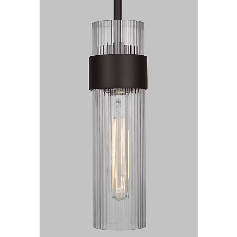 Visual Comfort CP1161 Geneva 1-lt 3" Pendant - Aged Iron