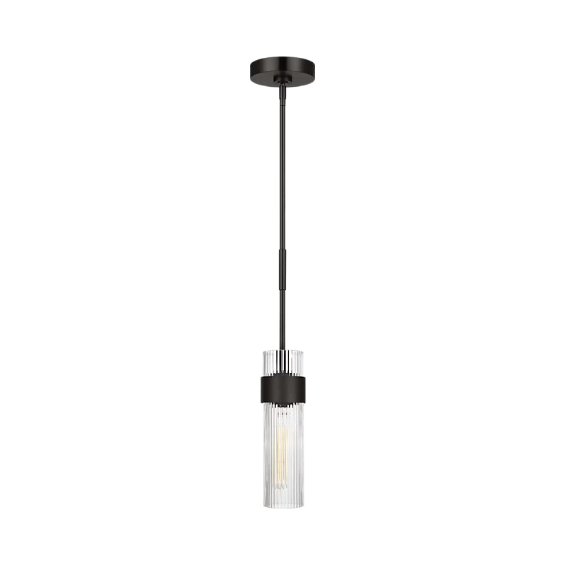 Visual Comfort CP1161 Geneva 1-lt 3" Pendant - Aged Iron