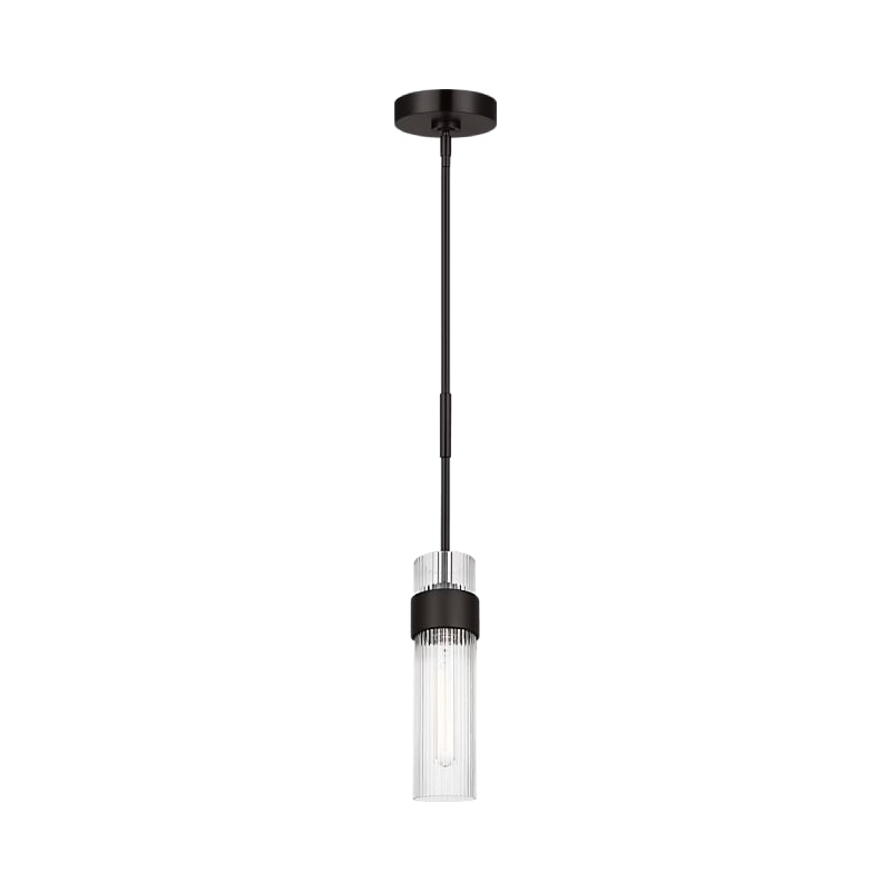 Visual Comfort CP1161 Geneva 1-lt 3" Pendant - Aged Iron