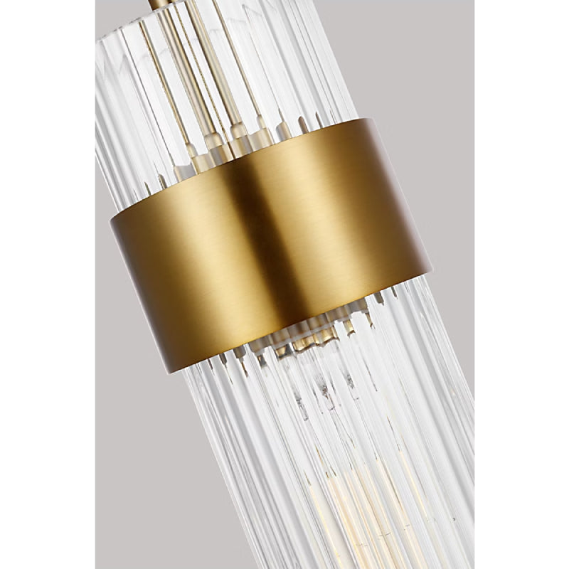 Visual Comfort CP1161 Geneva 1-lt 3" Pendant - Burnished Brass