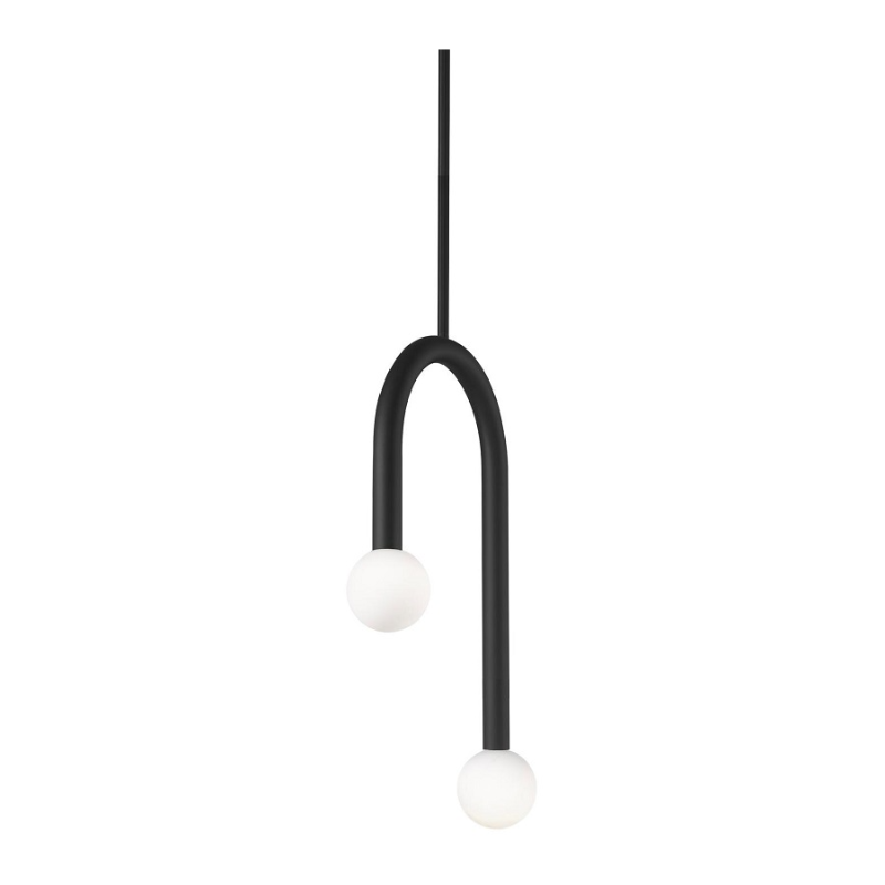 AFX COEP12LAJUD Colette 2-lt 12" LED Pendant - Black