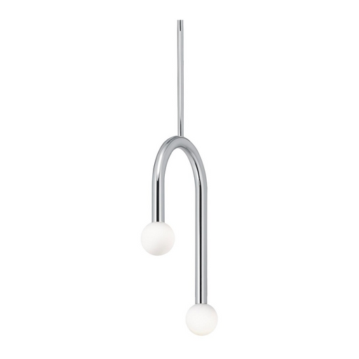 AFX COEP12LAJUD Colette 2-lt 12" LED Pendant - Polished Chrome