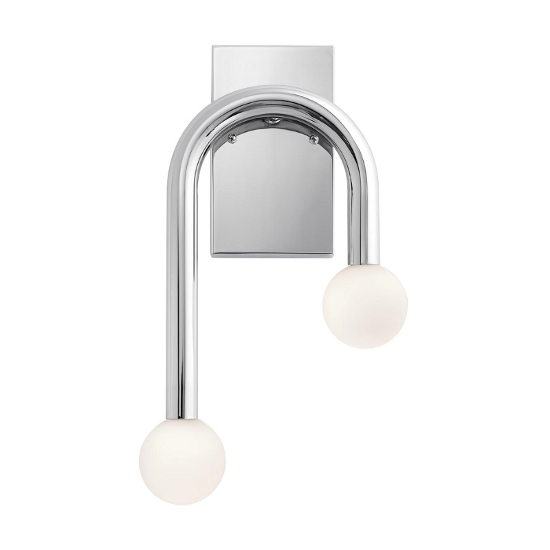 AFX COES1017LAJUD Colette 2-lt 17" Tall LED Wall Sconce - Polished Chrome