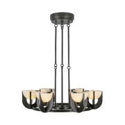Alora CH362627 Colette 6-lt 27" LED Chandelier - Urban Bronze