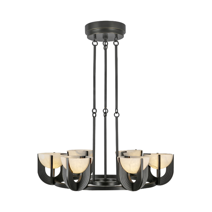 Alora CH362627 Colette 6-lt 27" LED Chandelier - Urban Bronze