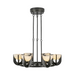 Alora CH362627 Colette 6-lt 27" LED Chandelier - Urban Bronze