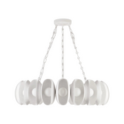 Alora CH305737 Cortez 20-lt 37" LED Chandelier - Antique White