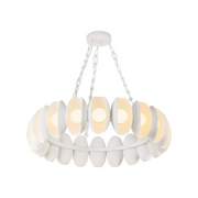 Alora CH305737 Cortez 20-lt 37" LED Chandelier - Antique White