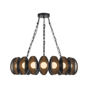 Alora CH305737 Cortez 20-lt 37" LED Chandelier - Urban Bronze