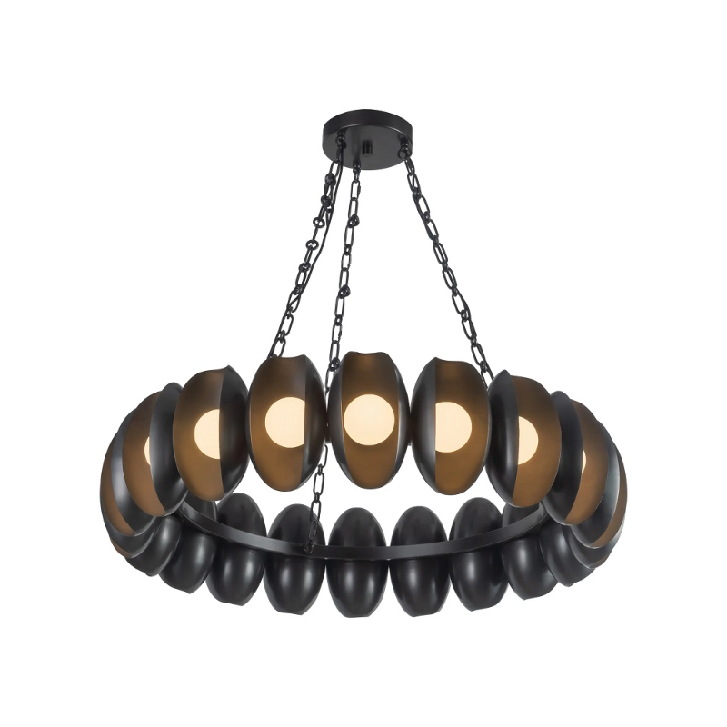 Alora CH305737 Cortez 20-lt 37" LED Chandelier - Urban Bronze