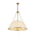 Alora Mood CH661433 Crosby 4-lt 33" Chandelier - Brushed Gold