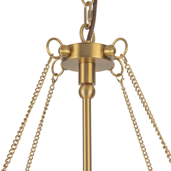 Alora Mood CH661433 Crosby 4-lt 33" Chandelier - Brushed Gold