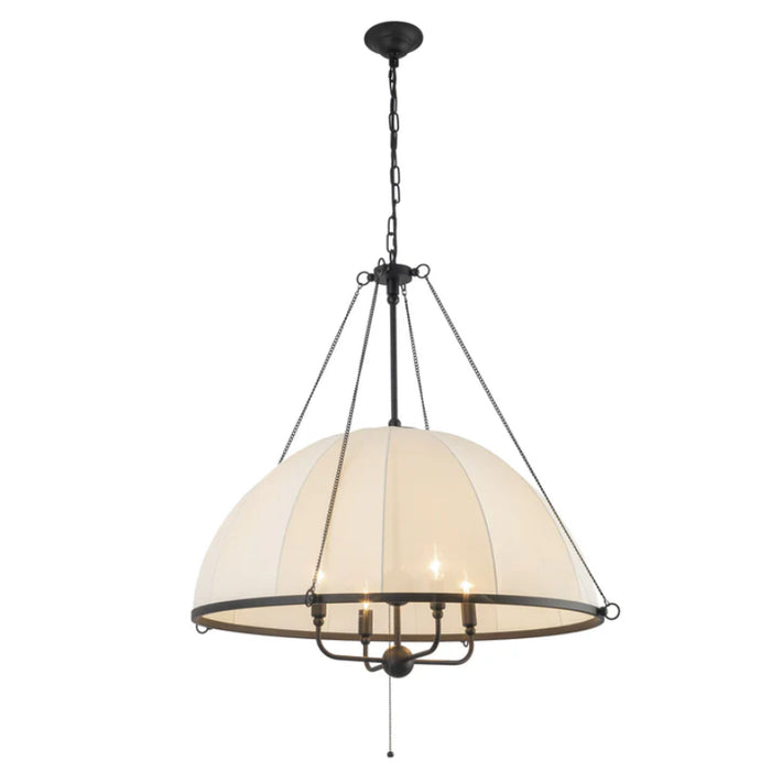 Alora Mood CH661433 Crosby 4-lt 33" Chandelier - Matte Black