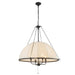 Alora Mood CH661433 Crosby 4-lt 33" Chandelier - Matte Black
