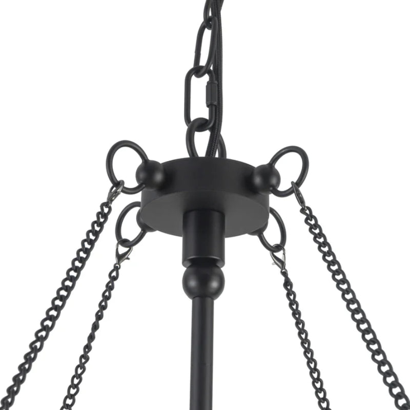 Alora Mood CH661433 Crosby 4-lt 33" Chandelier - Matte Black