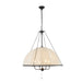 Alora Mood CH661433 Crosby 4-lt 33" Chandelier - Matte Black