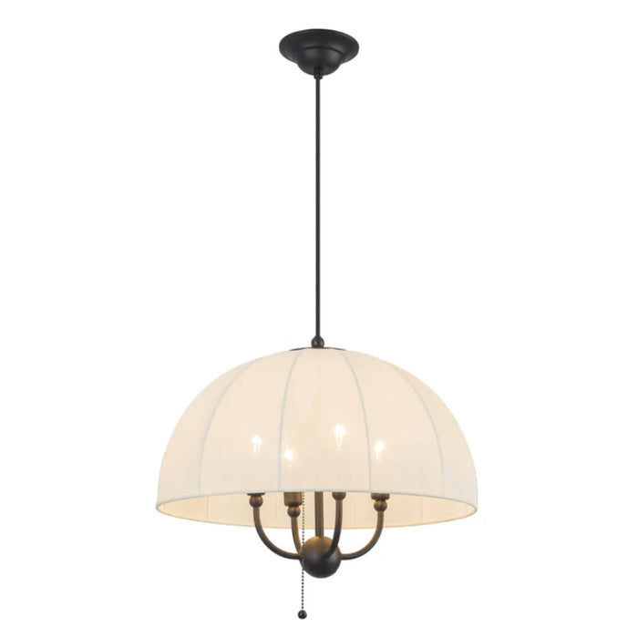 Alora Mood PD661418 Crosby 4-lt 18" Pendant - Matte Black