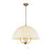 Alora Mood PD661424 Crosby 4-lt 24" Pendant - Brushed Gold