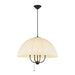 Alora Mood PD661424 Crosby 4-lt 24" Pendant - Matte Black