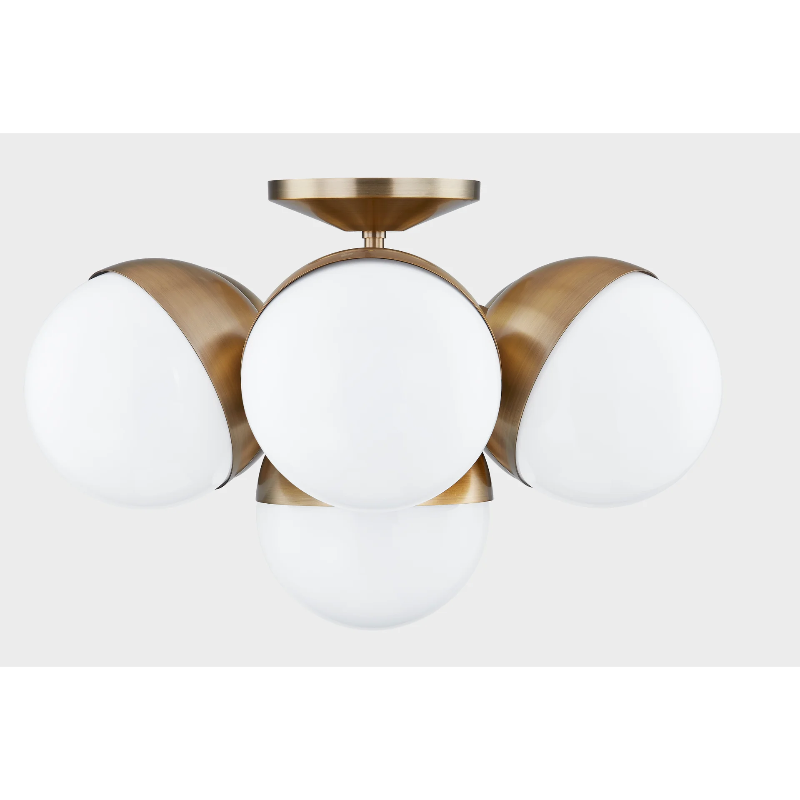 Troy C1524 Cupertino 7-lt 24" Semi Flush Mount