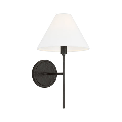 Visual Comfort CW1371 Ridgewood 1-lt 14" Tall Small Wall Sconce - Aged Iron