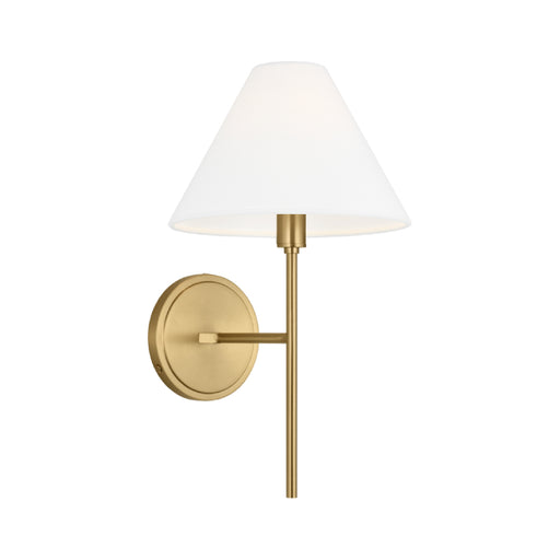 Visual Comfort CW1371 Ridgewood 1-lt 14" Tall Small Wall Sconce - Burnished Brass