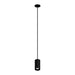 DMF C Series 4" LED Round Cylinder, 4' Stem Mount, 2000lm - Black