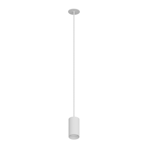 DMF C Series 4" LED Round Cylinder, 4' Stem Mount, 2000lm - White