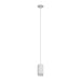DMF C Series 4" LED Round Cylinder, 4' Stem Mount, 2000lm - White