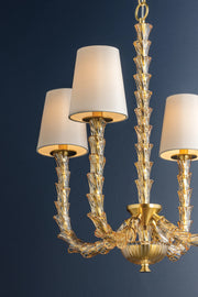 Hudson Valley 6844 Calumet 4-lt 26" Chandelier
