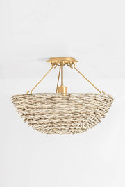 Troy C3318 Campo 1-lt 18" Semi Flush Mount