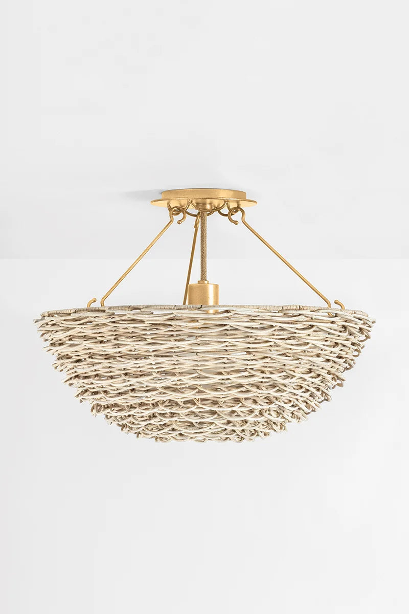 Troy C3318 Campo 1-lt 18" Semi Flush Mount
