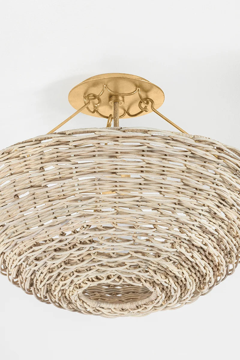 Troy C3318 Campo 1-lt 18" Semi Flush Mount