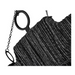 Hinkley 34106 Raffi 6-lt 30" LED Chandelier - Carbon Black