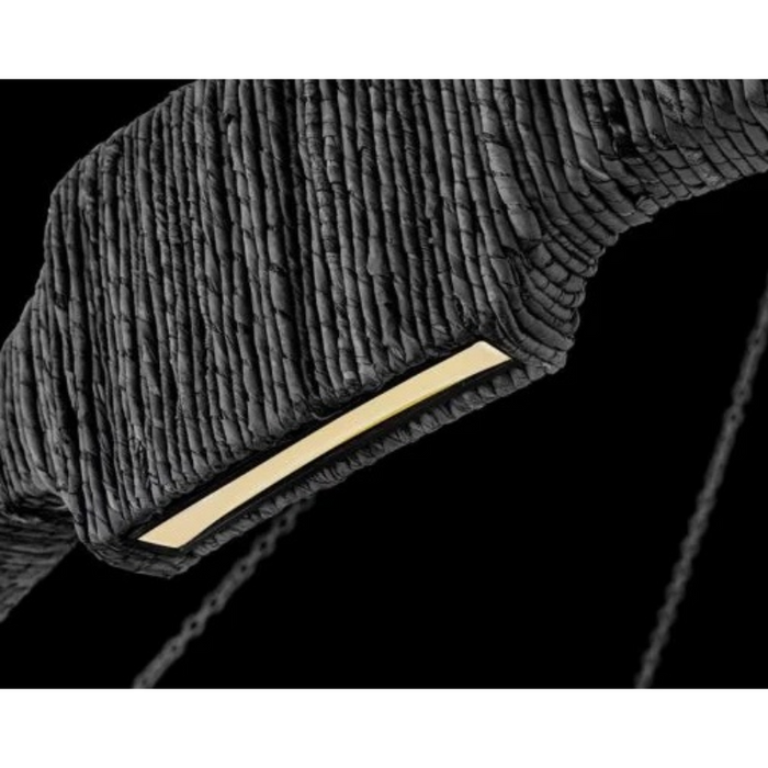 Hinkley 34108 Raffi 9-lt 48" LED Chandelier - Carbon Black