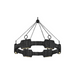 Hinkley 34106 Raffi 6-lt 30" LED Chandelier - Carbon Black