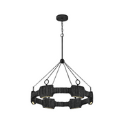 Hinkley 34106 Raffi 6-lt 30" LED Chandelier - Carbon Black