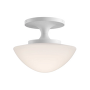 Hinkley 47813 Knox 1-lt 12" LED Semi-Flush Mount - Chalk White