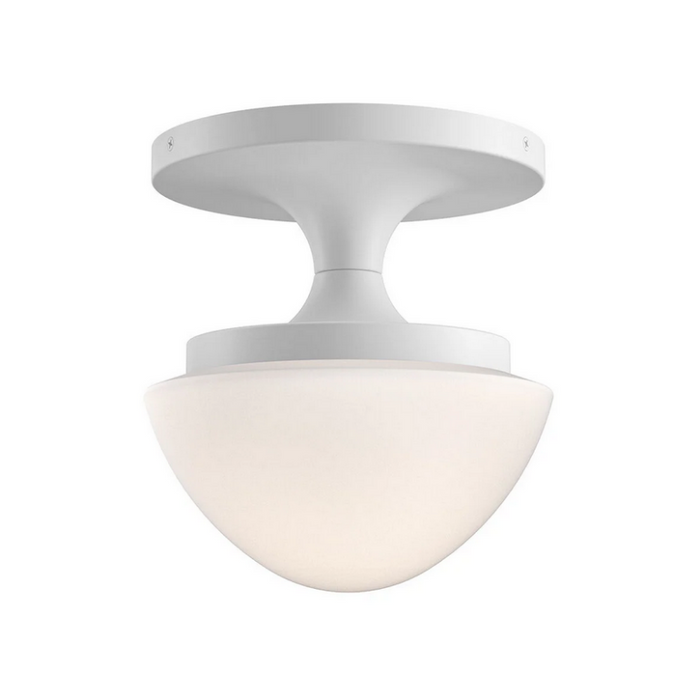 Hinkley 47811 Knox 1-lt 8" LED Semi-Flush Mount - Chalk White