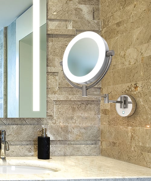 Electric Mirror MM-CHR-WM Charm LED Wall Mount Makeup Mirror