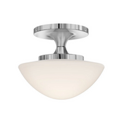 Hinkley 47813 Knox 1-lt 12" LED Semi-Flush Mount - Chrome