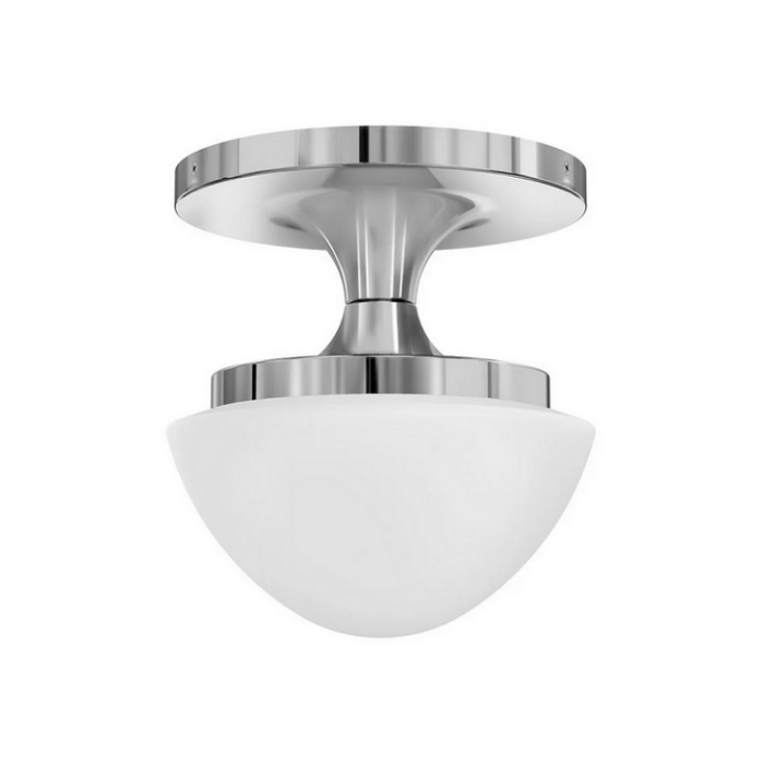 Hinkley 47811 Knox 1-lt 8" LED Semi-Flush Mount - Chrome