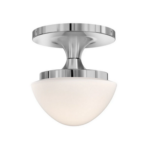 Hinkley 47811 Knox 1-lt 8" LED Semi-Flush Mount - Chrome